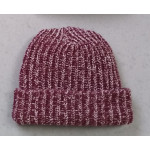 Watch Cap Twisted BURGUNDY